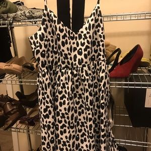 White leopard babydoll